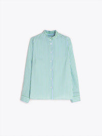 Vilagallo - Striped Pleated Shirt