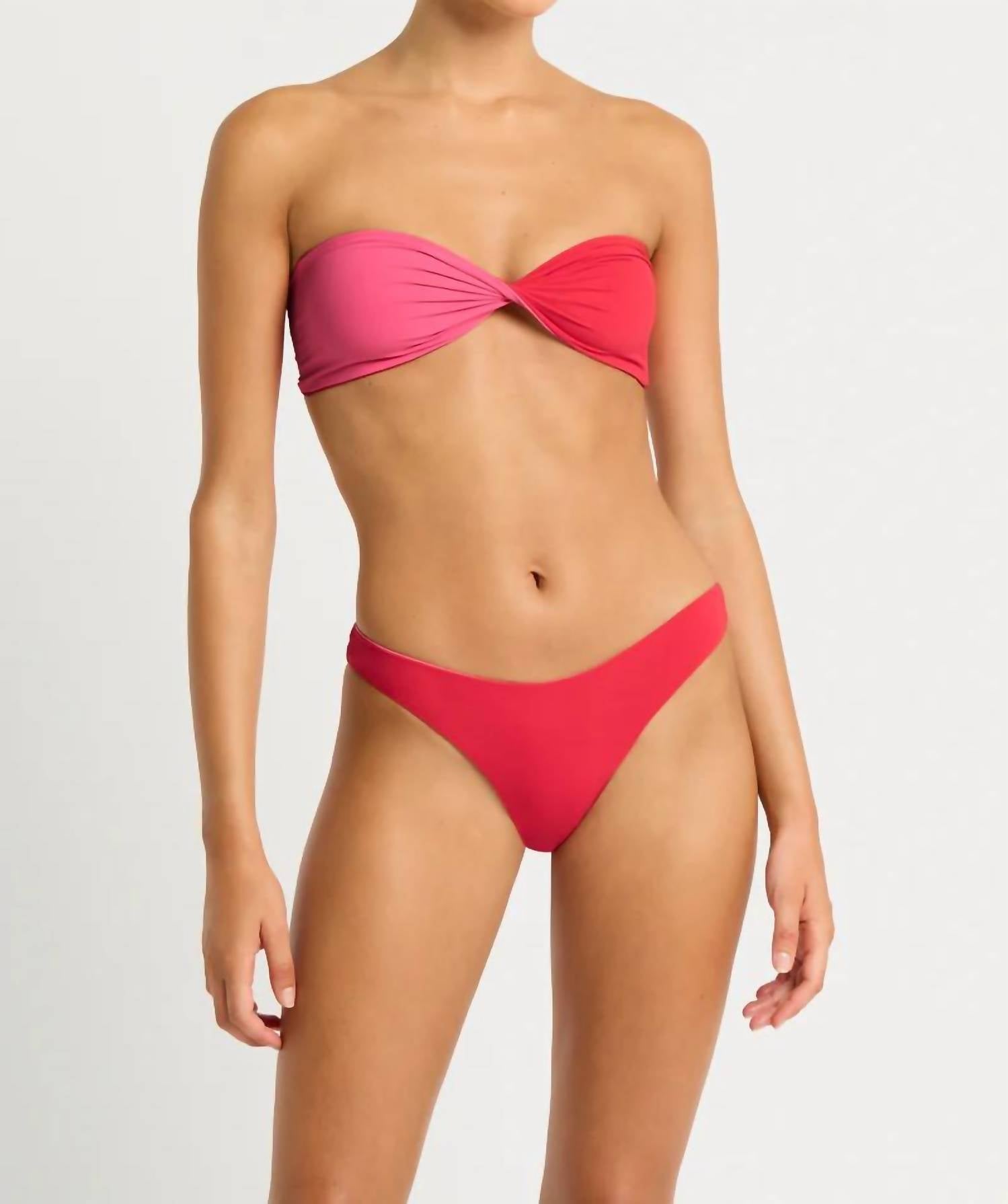 Bond-Eye - Ida Tie Back Bandeau Bikini Top