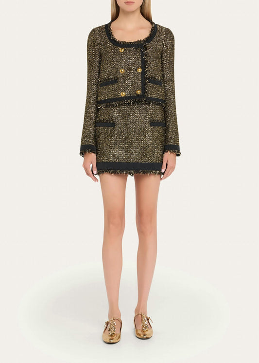Ulla Johnson - Anisa Tweed U-neck Jacket
