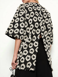 Ulla Johnson Remy Tunic in eclipse - women's shirt - alternate view
