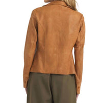 Jakett - Amelia Wrinkled Leather Blazer