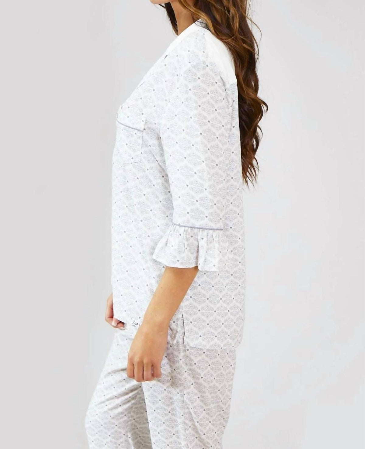 Pretty You London - Romance Print Pajama Set