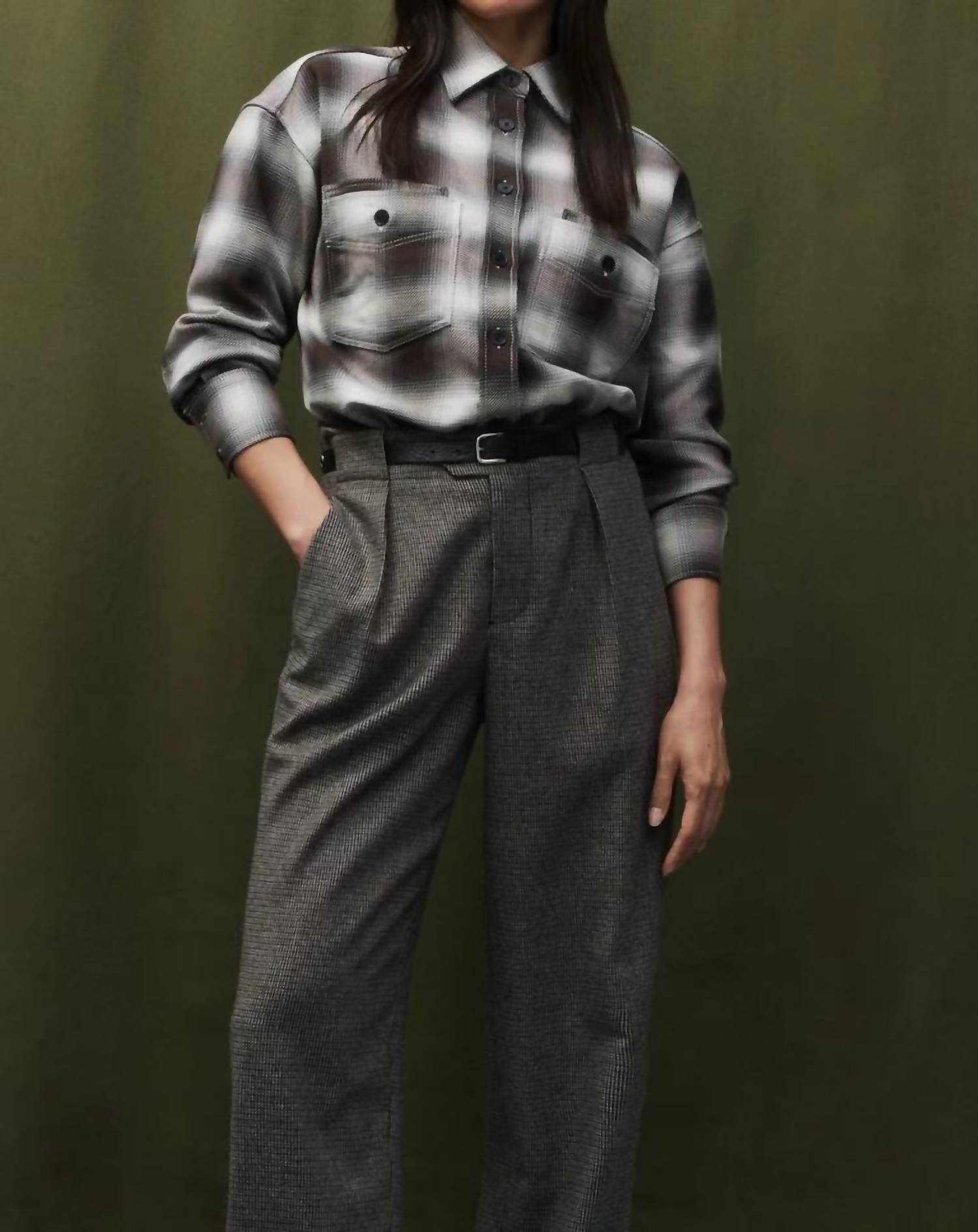 CLOSED Mawson Wide Leg Pants in dark night - women's pants - view 4