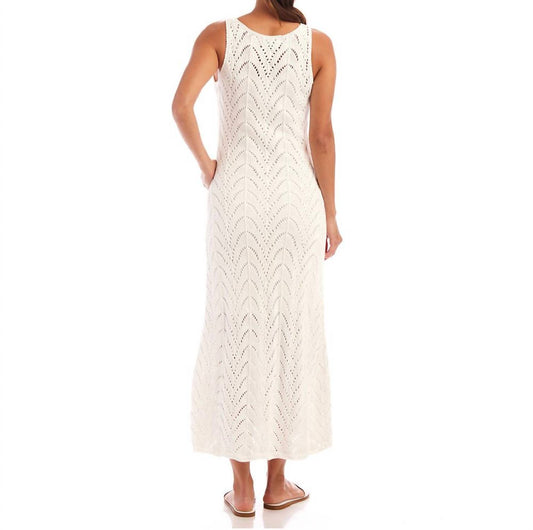 Karen Kane - Women's Sleeveless Crochet Midi Dress