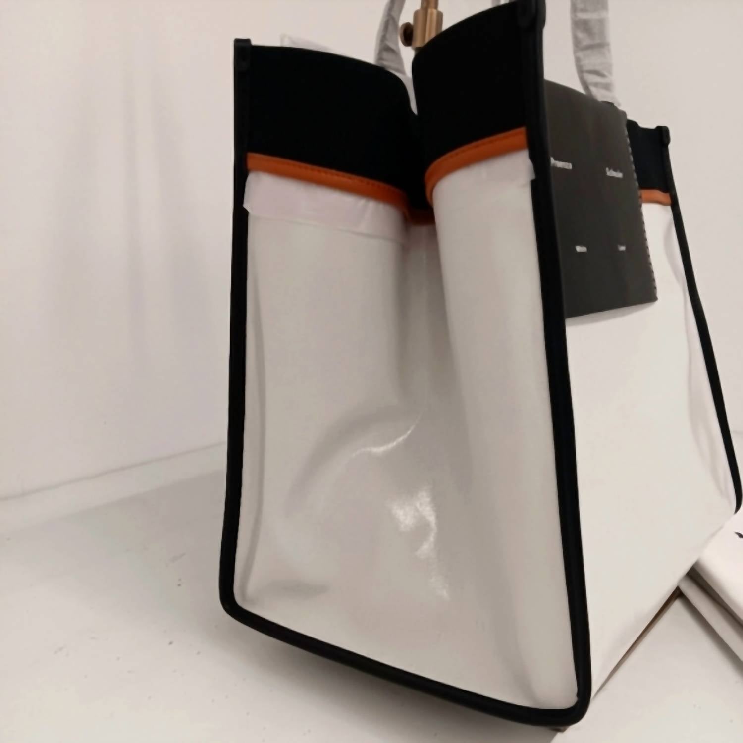 Proenza Schouler White Label - Women's Xl Morris Coated Canvas Tote Crimson Bag