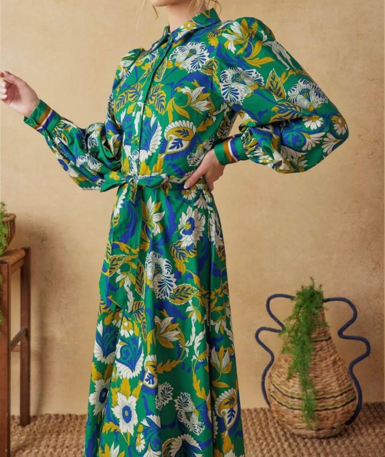 Flying Tomato - Floral Midi Dress