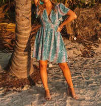 Buddylove - Alba Ruffled Sleeve Mini Dress