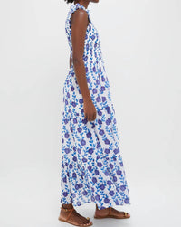 Oliphant - Sleeveless Smocked Maxi Dress
