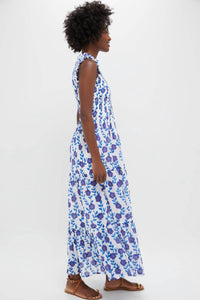 Oliphant - Sleeveless Smocked Maxi Dress