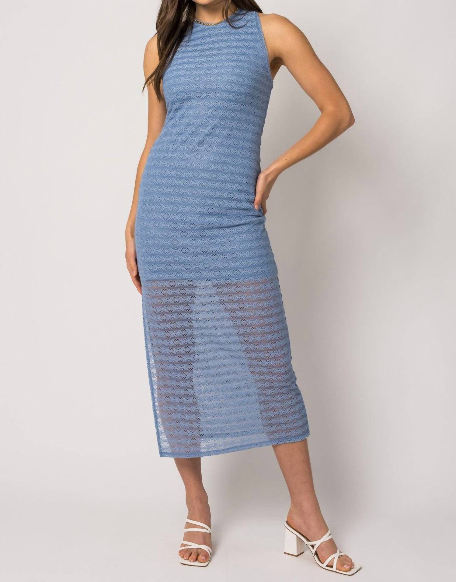 Gilli - Indian Springs Slit Midi Dress