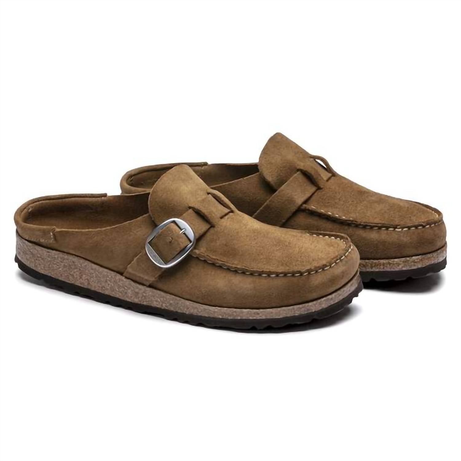 Birkenstock - Unisex Buckley Suede Leather Clogs