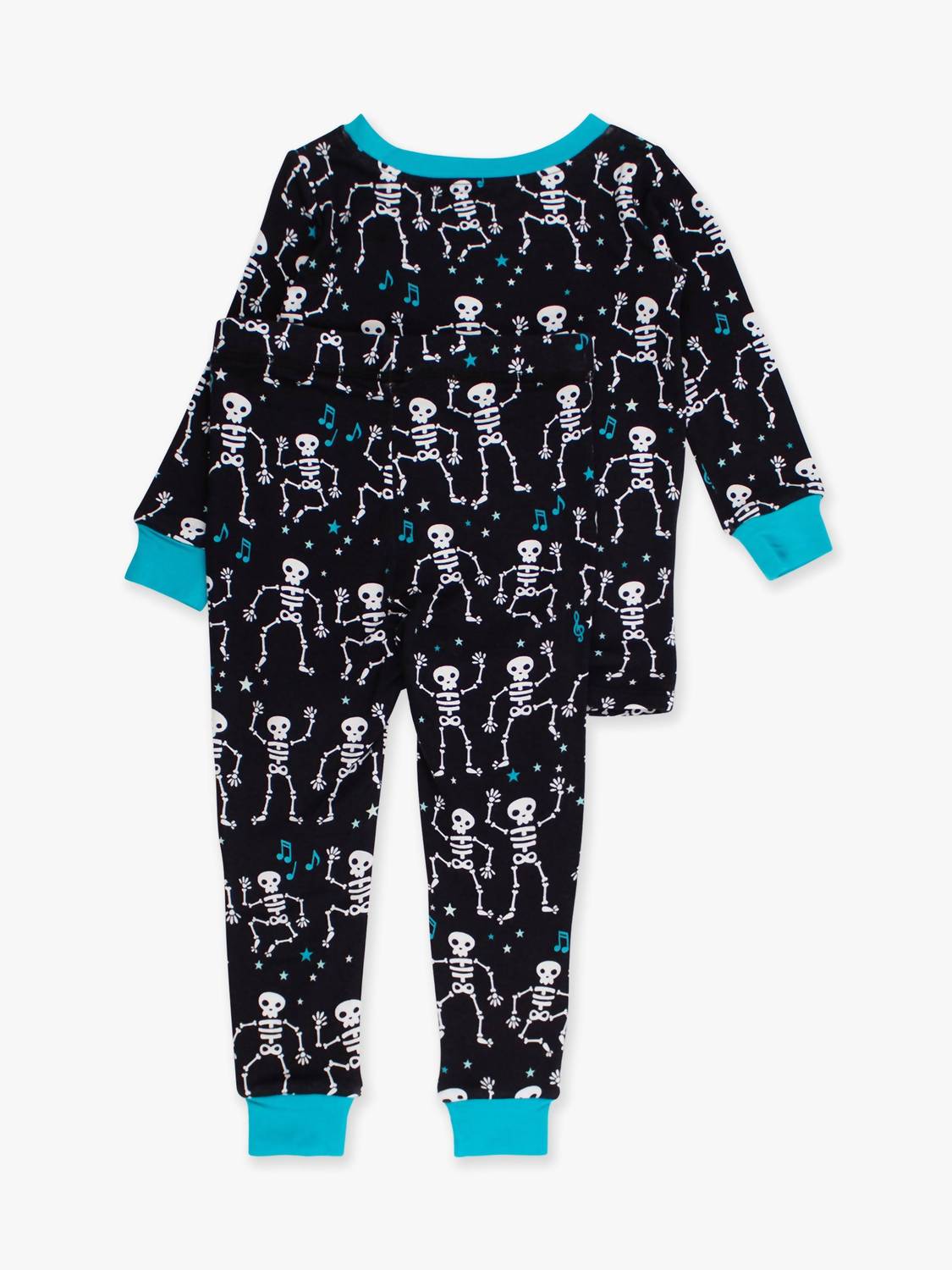 Rufflebutts - Kids Skeleton Boogie Long Sleeve Pajama Set
