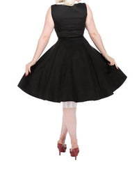 Orchid Bloom - Queen Neck Swing Dress
