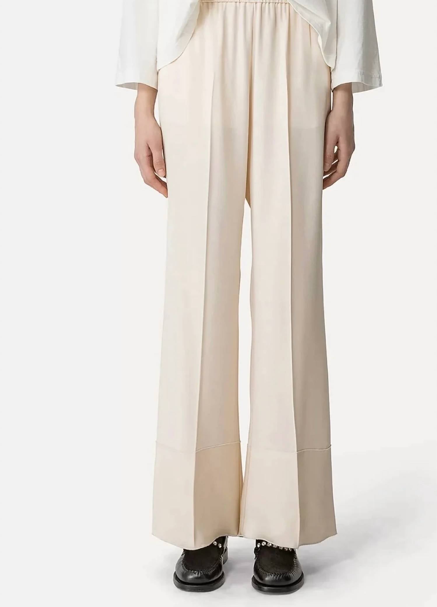 Forte Forte - Envers Satin Flared Pants