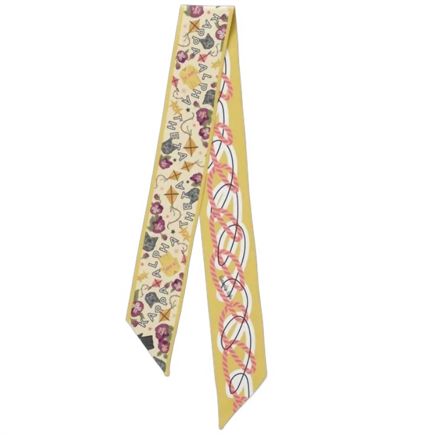 Saturday Silks - Women's Kappa Alpha Theta Twilly Scarf