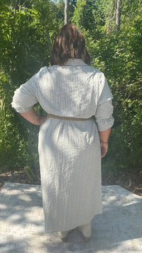 Sew In Love - Women's Embroidered Midi Dress