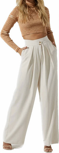 Astr - Boyfriend Wide Leg Pants