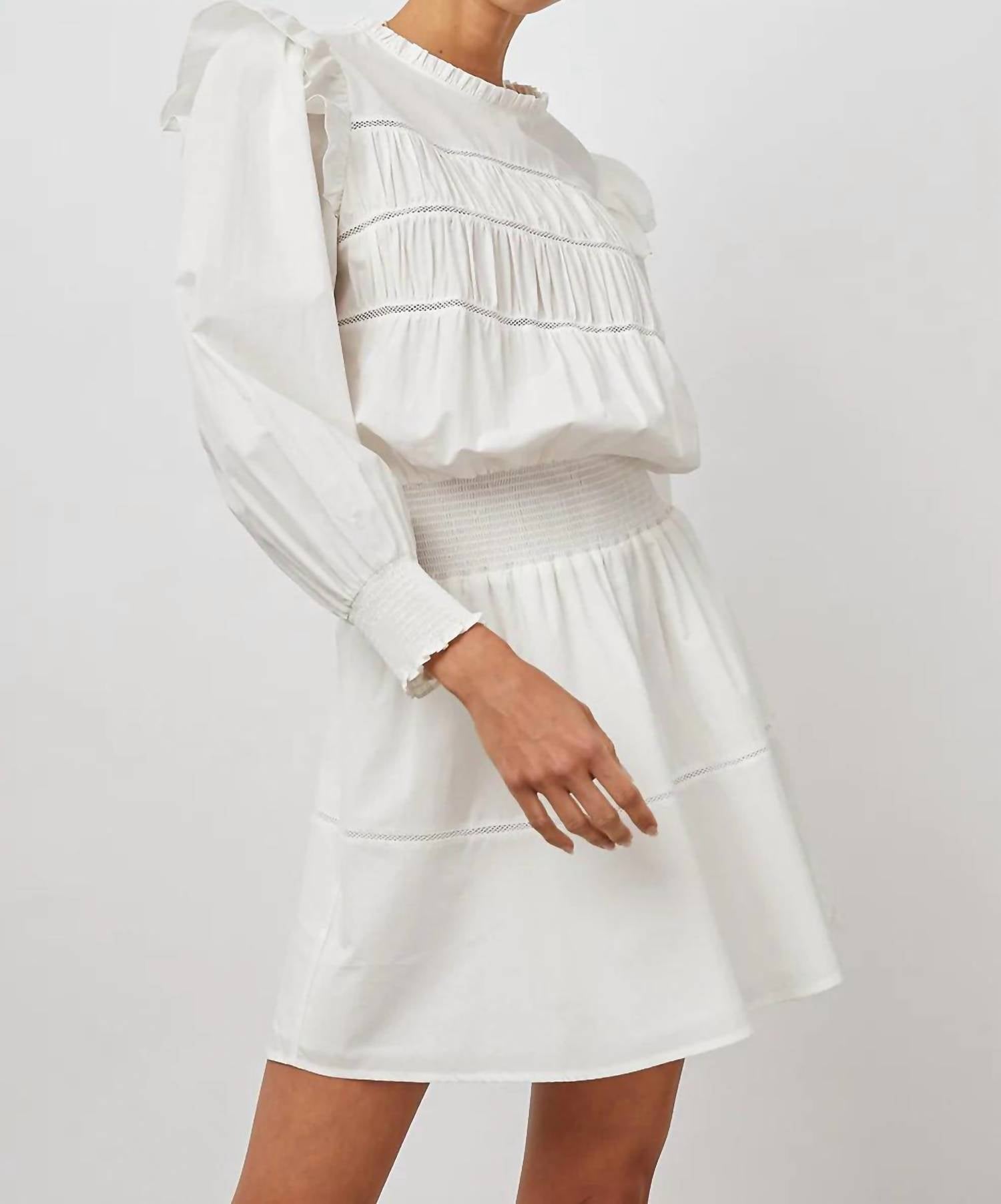 Rails Faren Dress in white - women's dress - detail view