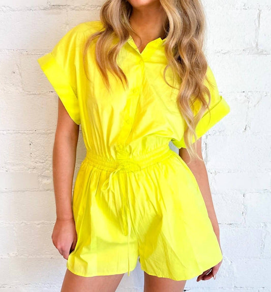 Idem Ditto - Lemon Lime Romper