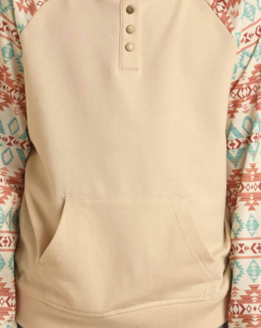 Rock & Roll Denim - Girls Aztec Hoodie