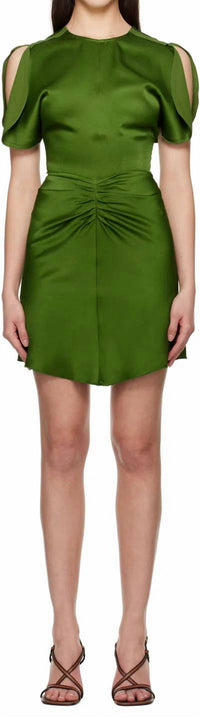 Victoria Beckham - Gathered Waist Mini Dress