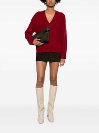 Loulou De Saison - Sage Cashmere V Neck Sweater