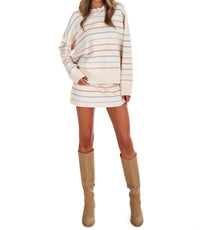 LE LIS Good Fit Stripe Sweater Two Piece Set in cream - women's sleepwear - view 7
