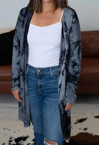 Shirley Stone - Tie Dye Long Cardigan