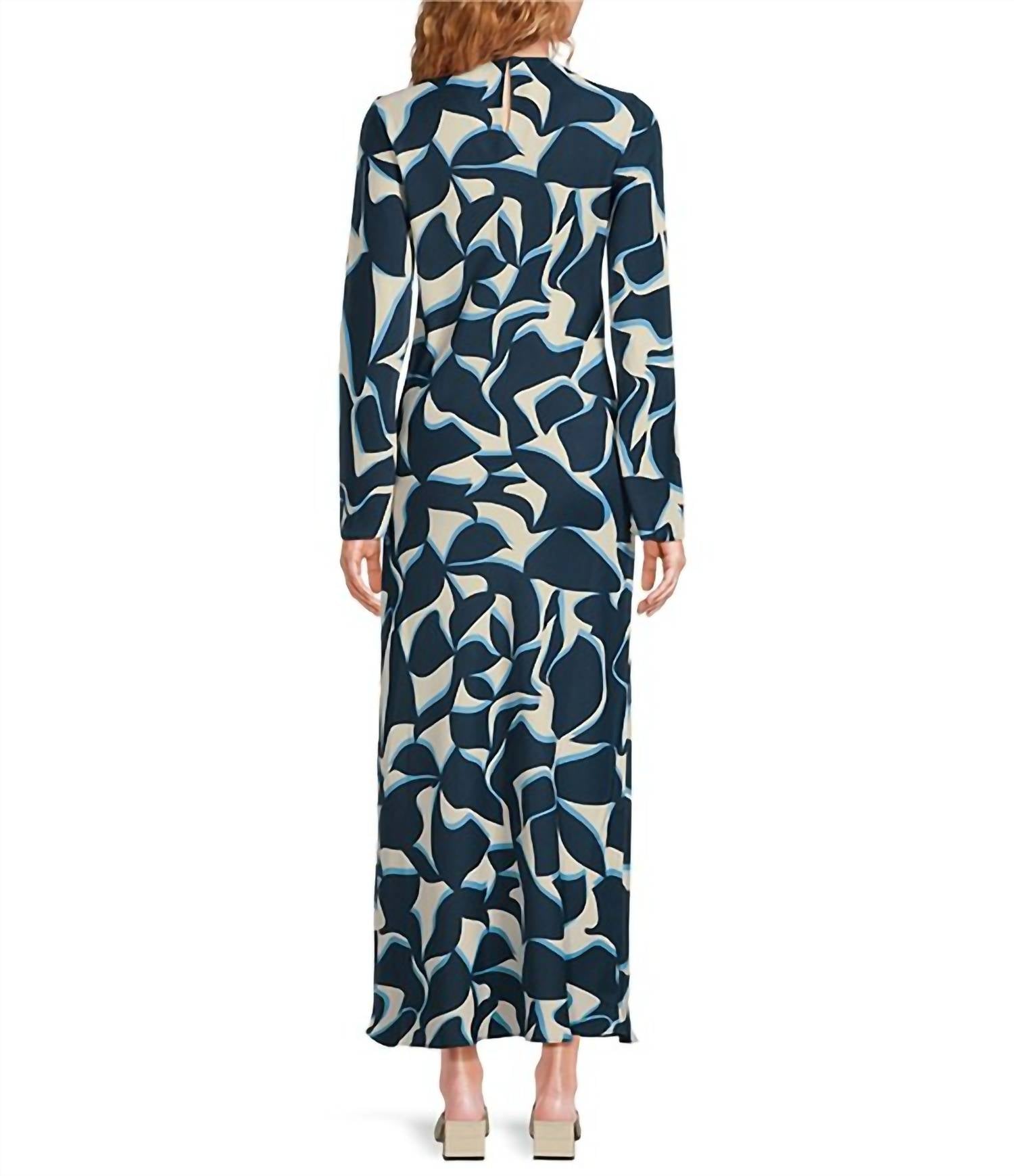 Lucy Paris - Giovanna Geo Print Midi Dress