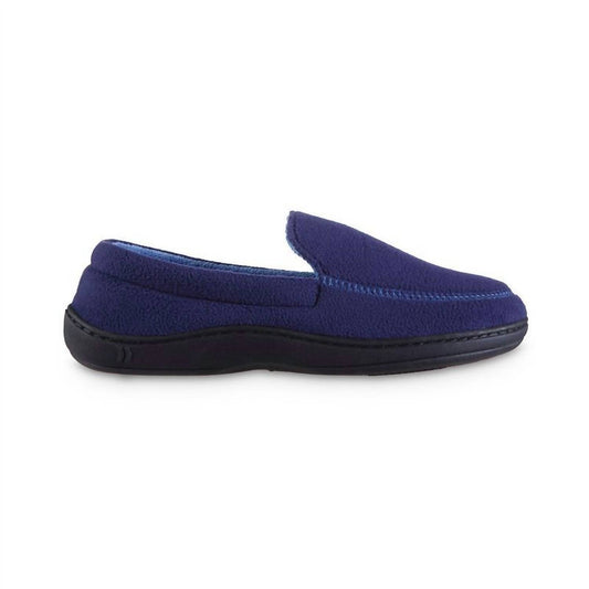 Isotoner - Men's Roman Recycled Fleece Moccasin Slippers