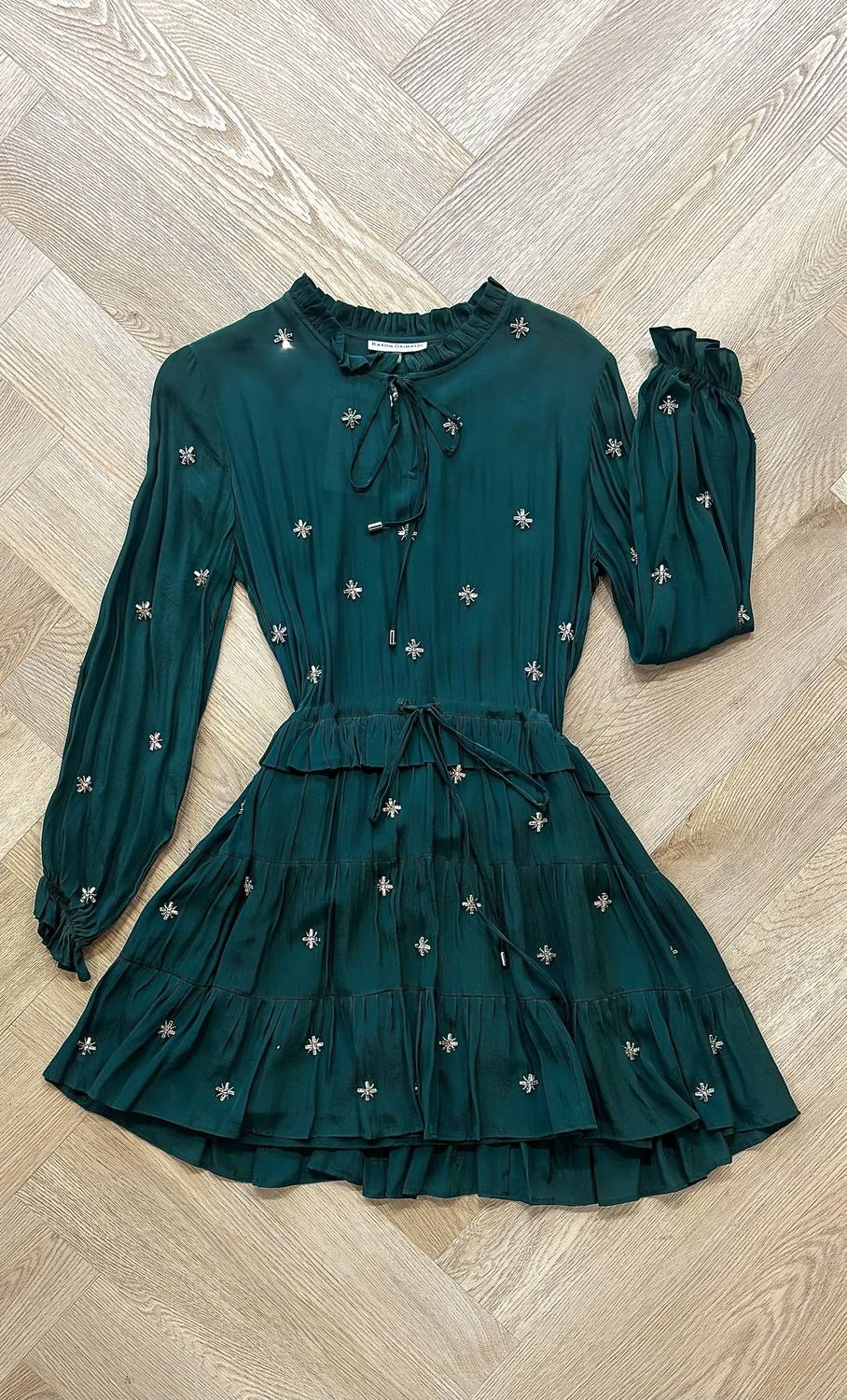 Karina Grimaldi - Women's Eliana Rhinestones Mini Dress
