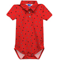 Vive La Fete - Boy's Texas Tech Raiders Logo Performance Bodysuit