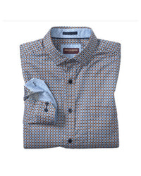 Johnston & Murphy - Men's Printed Cotton Shirt