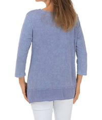 Jess & Jane - Mineral Washed Tunic Top