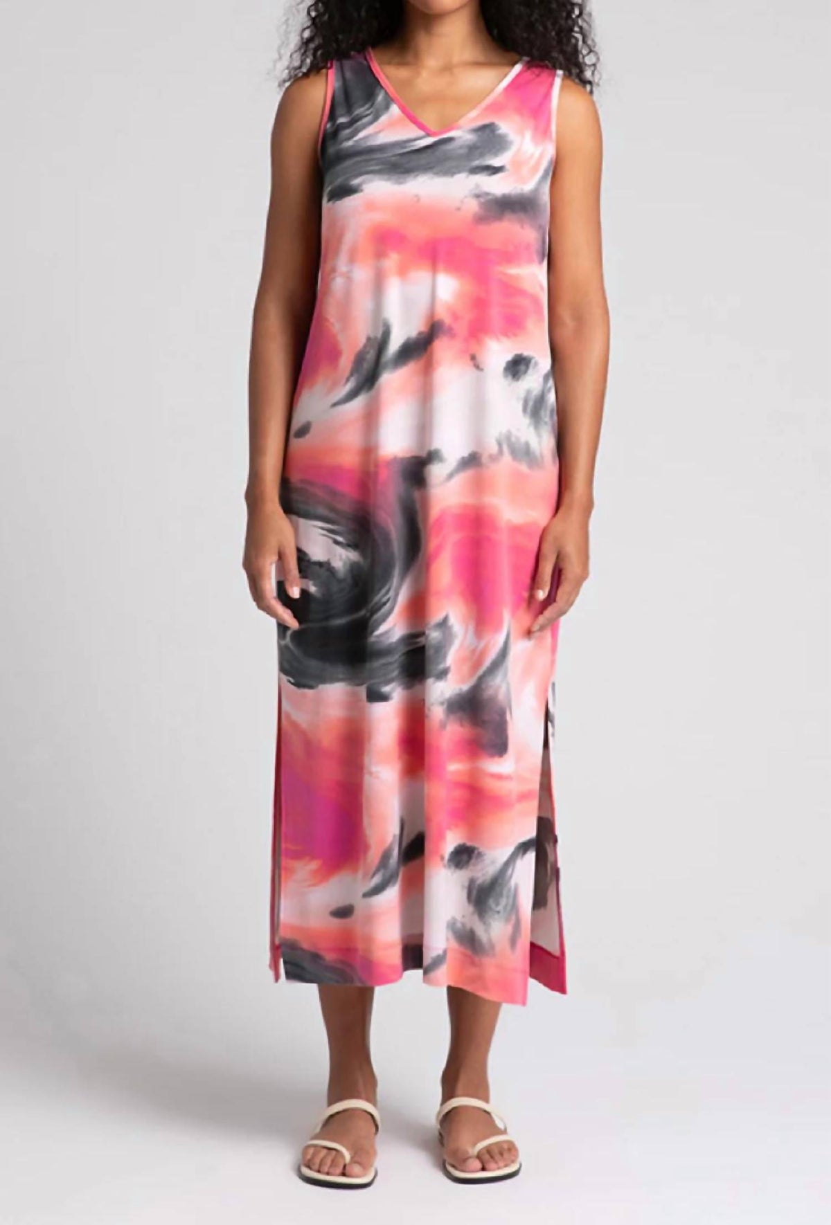 Sympli - Reversible Slit Tank Dress