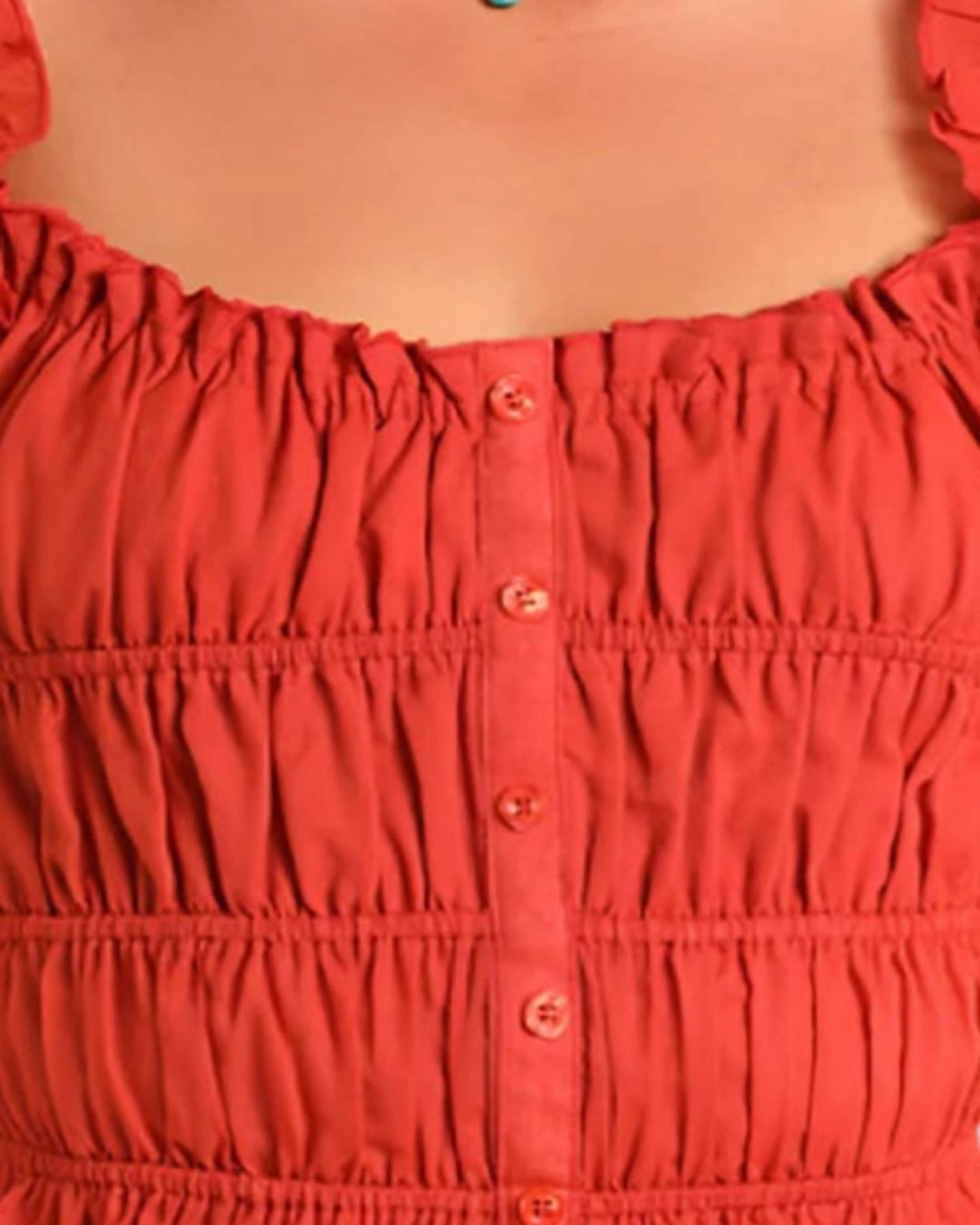 Rock & Roll Denim - Ruched Peplum Top