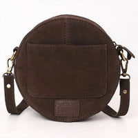 Ls Western - Women's Western Canteen Round Crossbody Bag