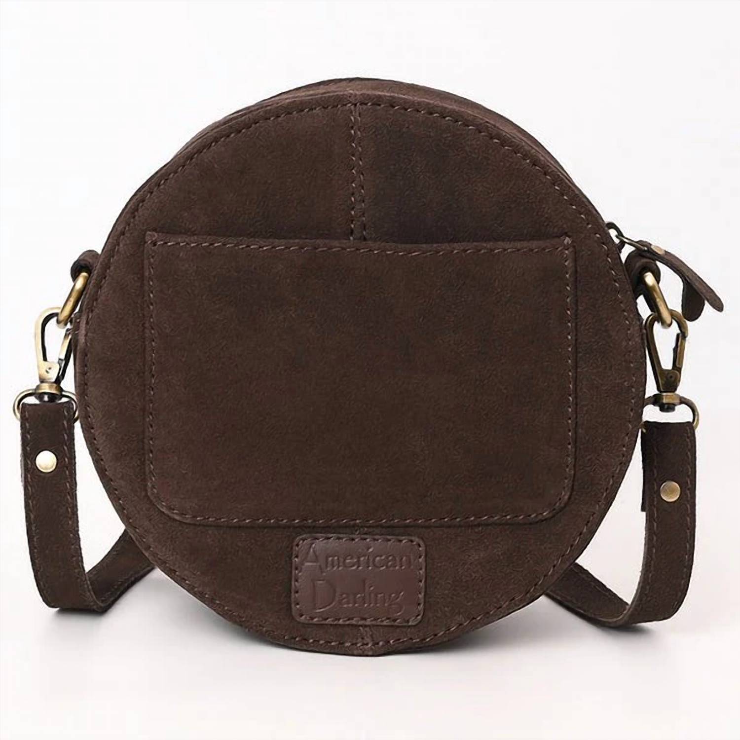 Ls Western - Women's Western Canteen Round Crossbody Bag