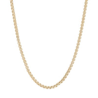 Eklexic - Thin Luciana Box Chain Necklace