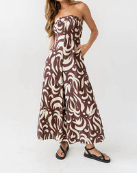 En Creme - Margo Abstract Jumpsuit