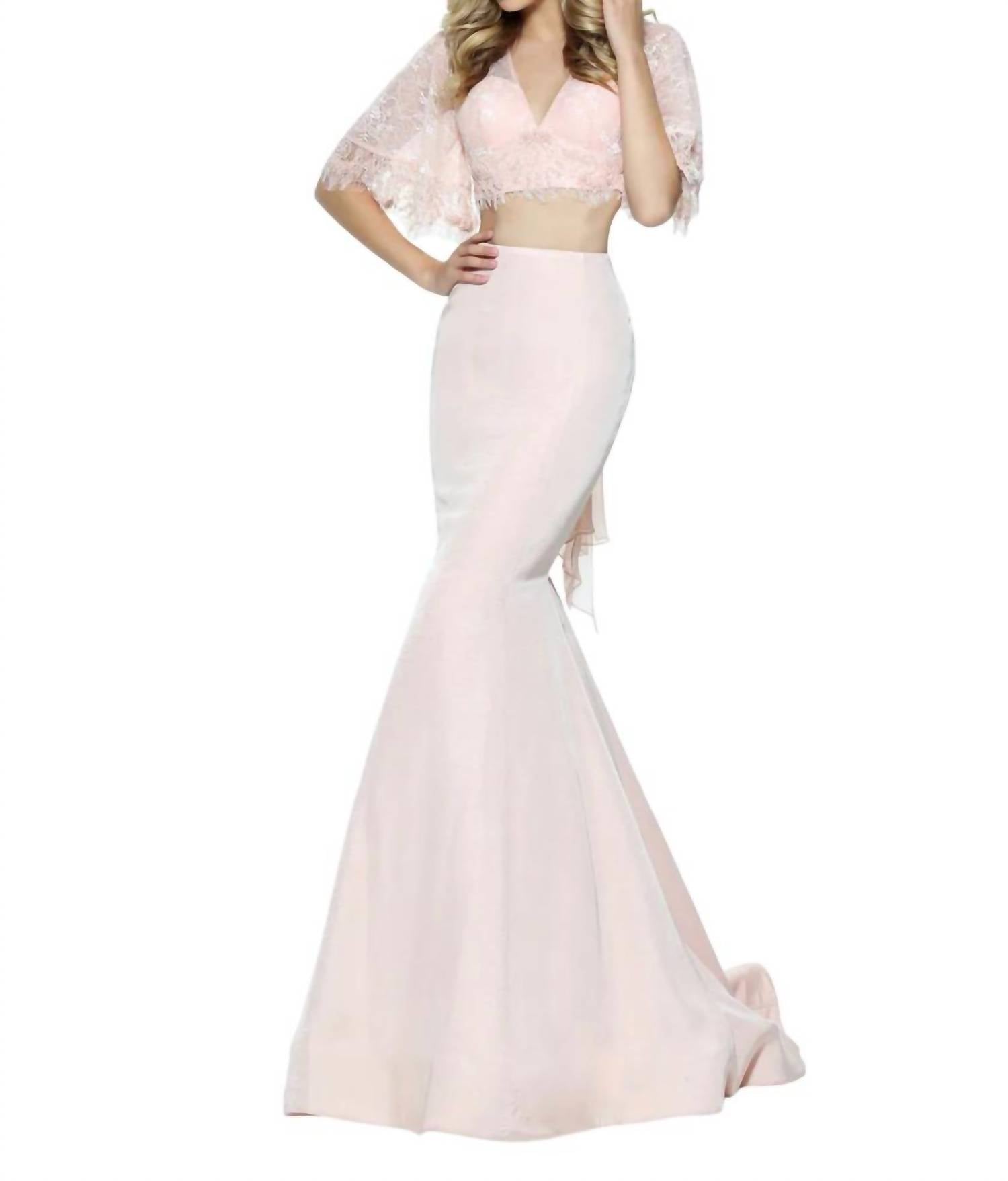 Sherri Hill - Bell Sleeve Prom Dress