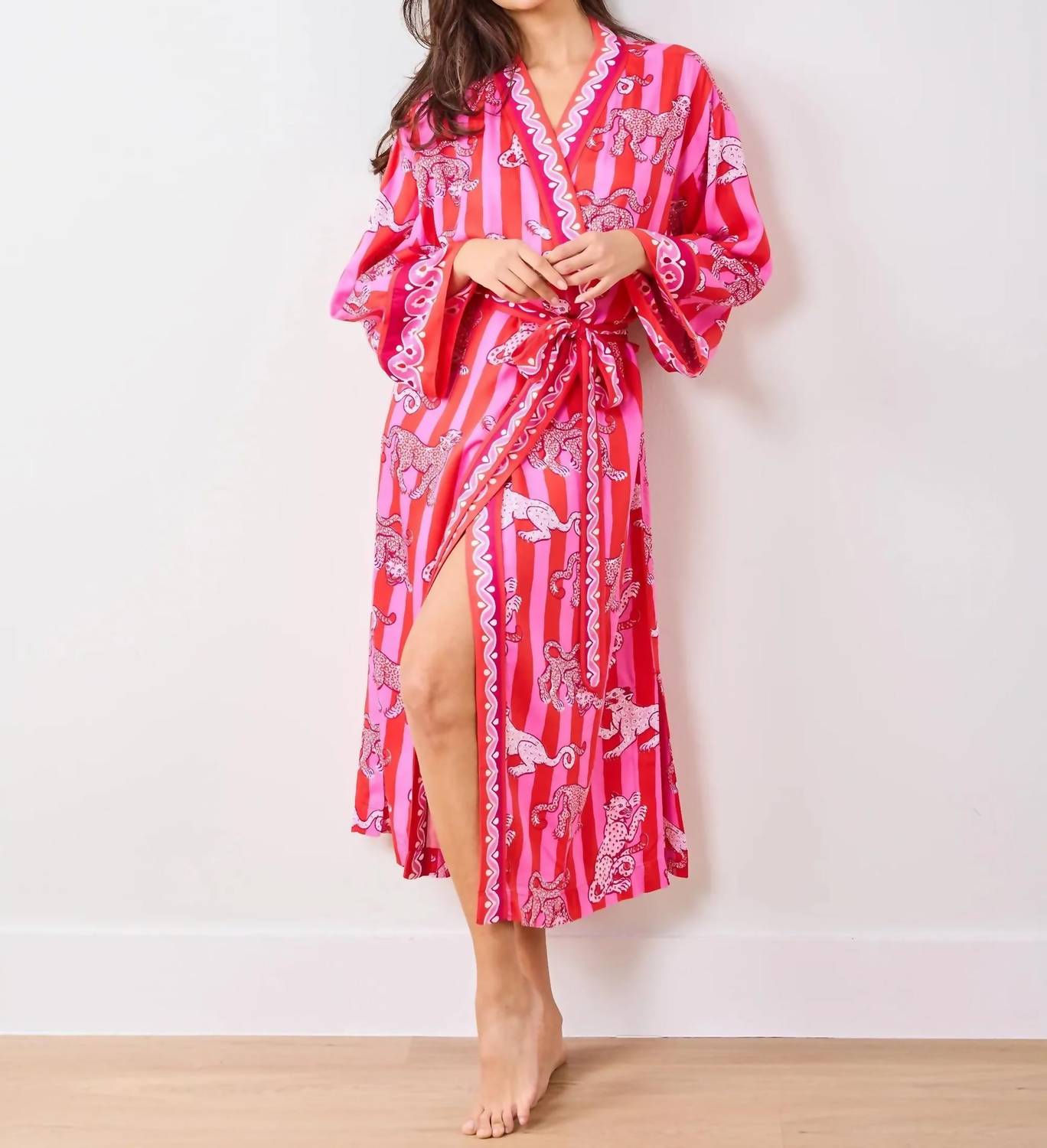 Printfresh - Leopard Stripes Robe