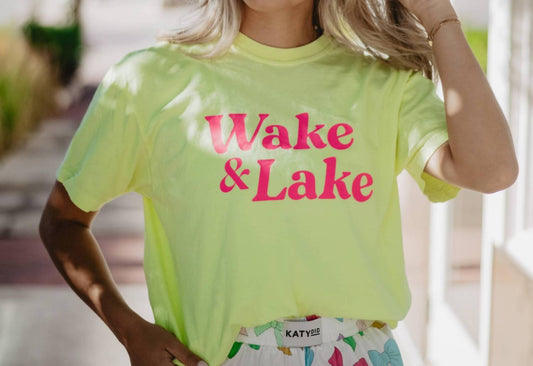 Katydid - Wake And Lake Graphic Cotton Tee
