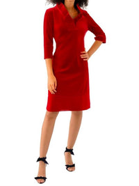 Gretchen Scott - Ruffle Neck Dress