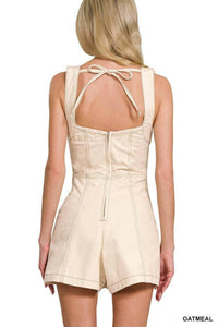 Zenana - Talley Tie Back Romper