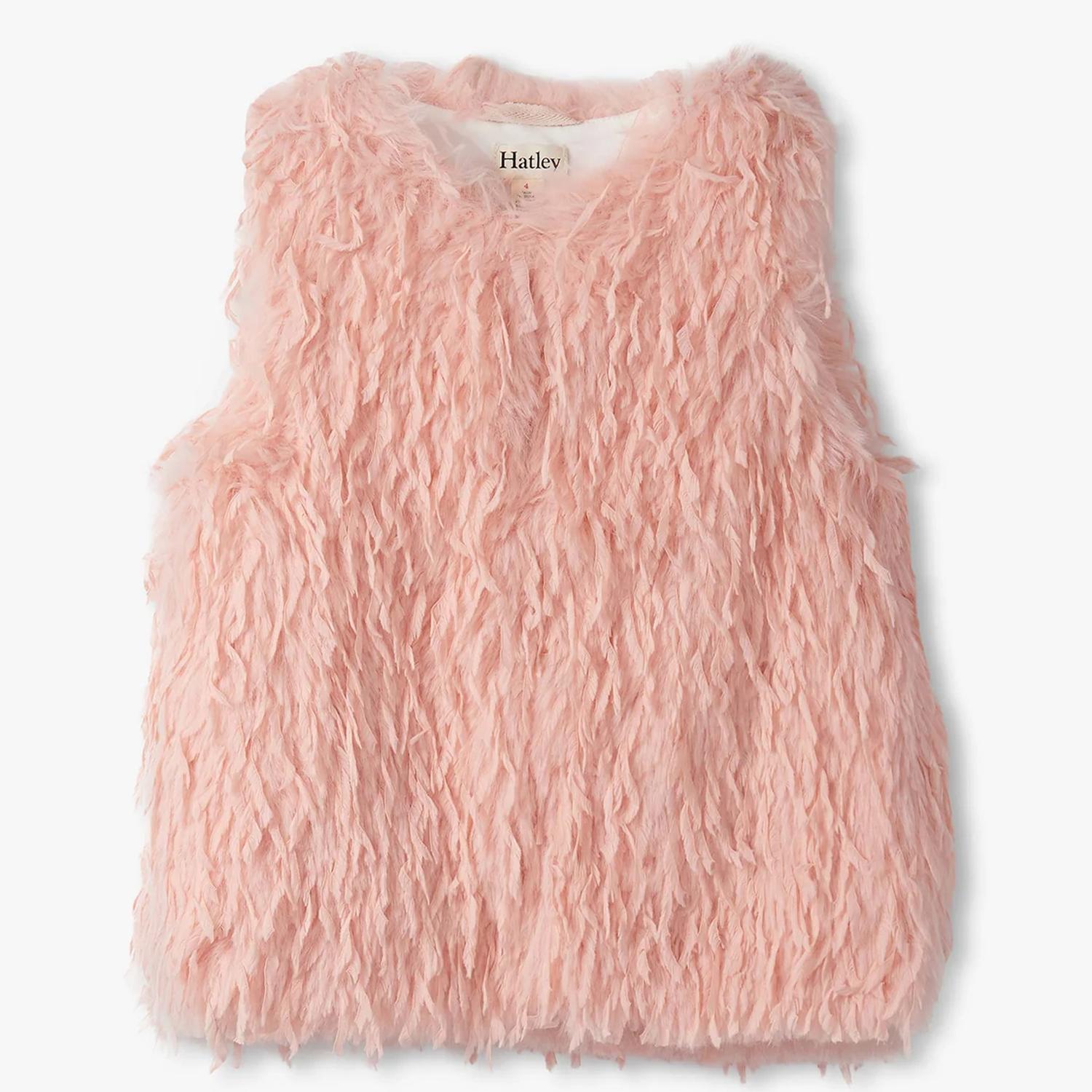 Hatley - Girl's Feather Faux Fur Vest