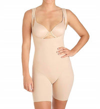 TC Fine Intimates Comfort Wyob Thigh Slimmer Shapewear With Back Magic in nude - women's intimate