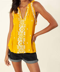 MARLENE EMBROIDERED TOP