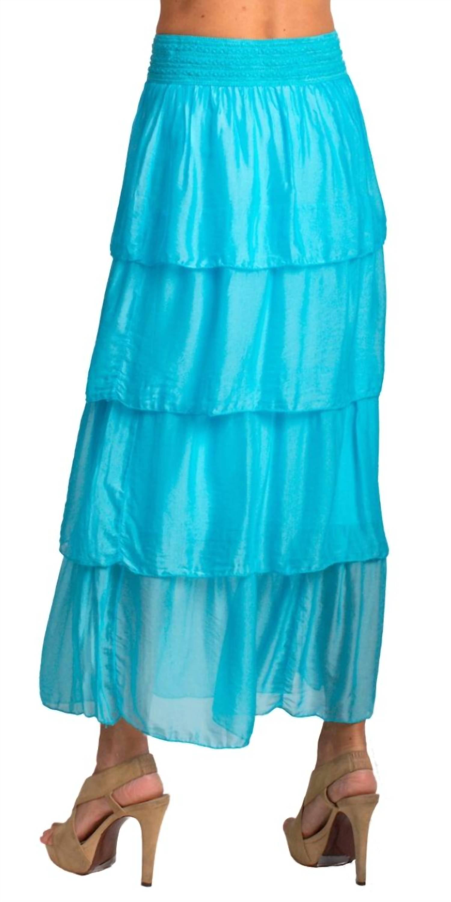 Gigi Moda - Carrie Ruffled Maxi Skirt