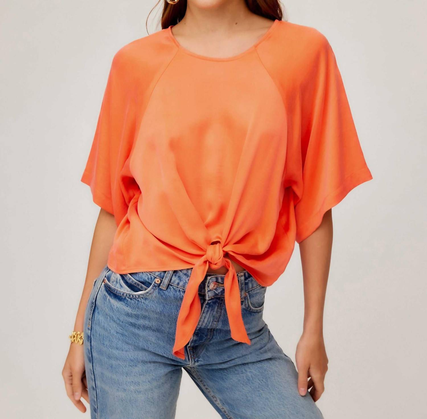 Fifteen Twenty - Seline Tie-Front Top